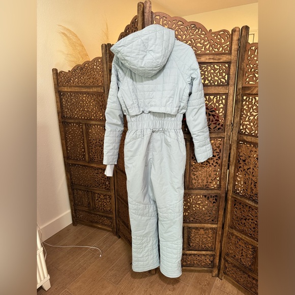 NEW NWT Free People Fp Movement All Prepped Ski Suit Almond Snowboard - Picture 5 of 5